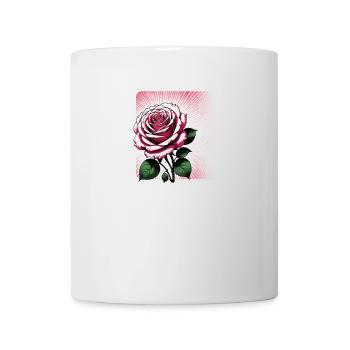 Radiating Rose Bloom - Mug - white - Front