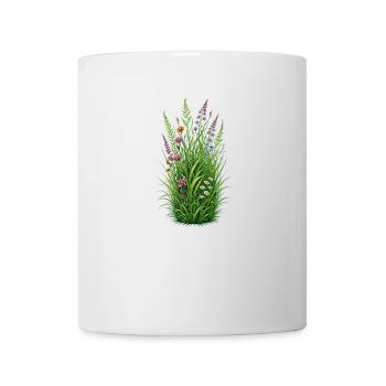 Blüte der Wildblumenwiese - Tasse - Weiß - Vorne