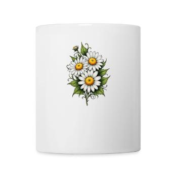 Daisy Bloom Trio - Mug - white - Front