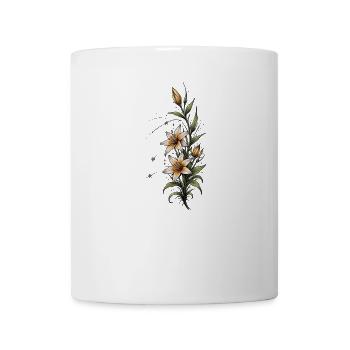 Lily Bloom with Stars - Mug - white - Front