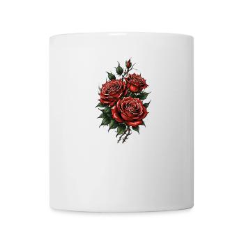 Crimson Rose Trio - Mug - white - Front
