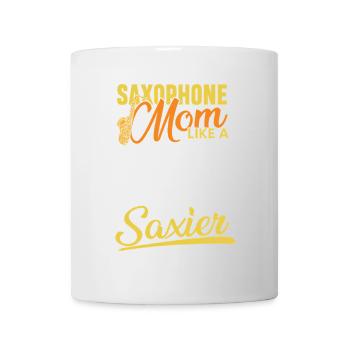 Saxophone mom like a normal mom - Tasse - Weiß - Vorne