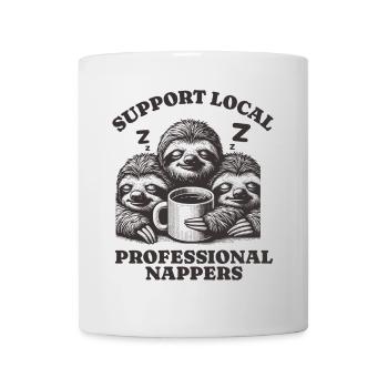 Support Local Professional Nappers Funny Sloth - Mug - white - Front