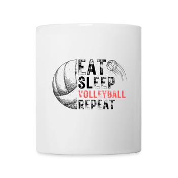 Lustiger Volleyball Spruch Volleyballer - Tasse - Weiß - Vorne