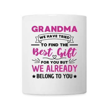 Lustiger Oma Spruch Großmutter Humor - Tasse - Weiß - Vorne