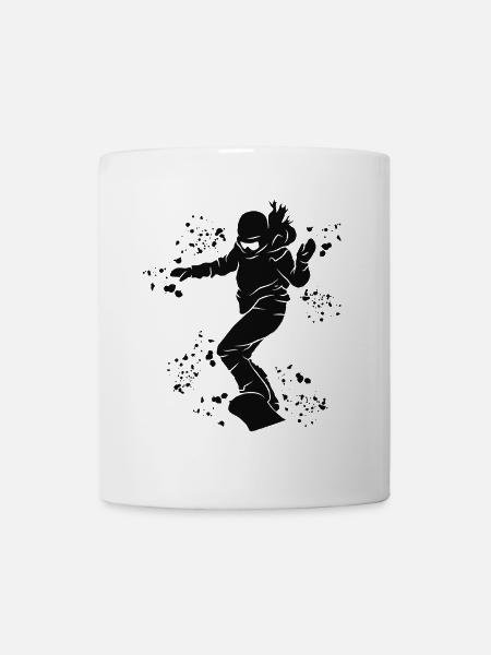 Snowboarder Snowboarding Snowboard - Tasse - Weiß
