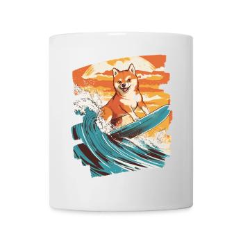 Shiba Inu - Mug blanc - blanc - Devant