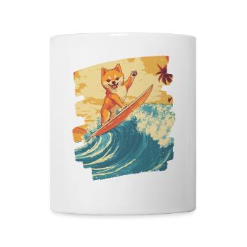 Shiba Inu - Mug blanc - blanc - Devant