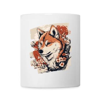 Shiba Inu - Mug blanc - blanc - Devant