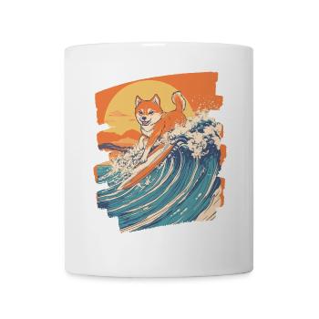 Shiba Inu - Mug blanc - blanc - Devant