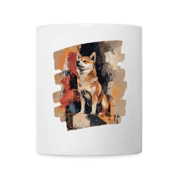 Shiba Inu - Mug blanc - blanc - Devant