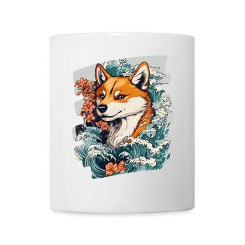 Shiba Inu - Mug blanc - blanc - Devant