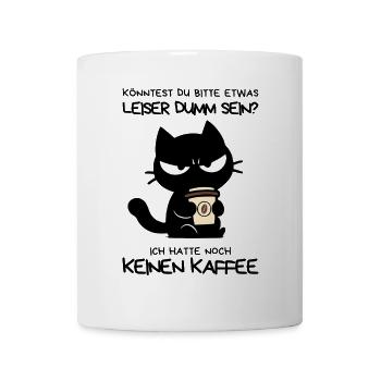Kaffee. Jetzt. Sofort. – Grumpy Style mit Koffein - Tasse - Weiß - Vorne