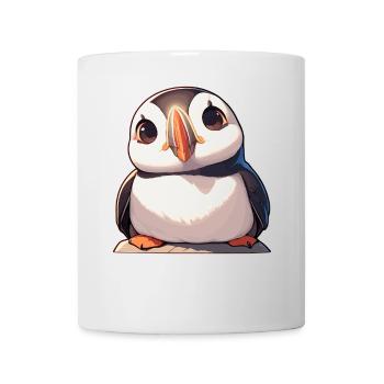 Papageientaucher - Tasse - Weiß - Vorne