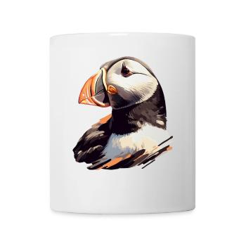 Papageientaucher - Tasse - Weiß - Vorne