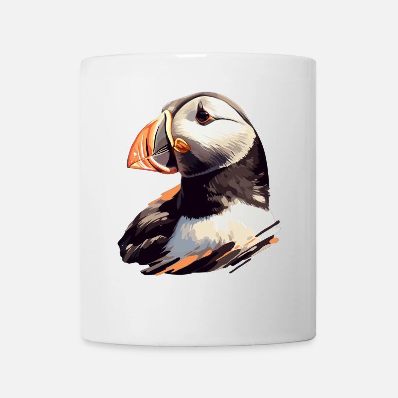Papageientaucher - Tasse - Weiß