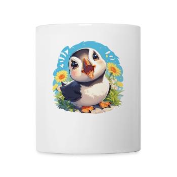 Papageientaucher - Tasse - Weiß - Vorne