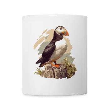 Papageientaucher - Tasse - Weiß - Vorne