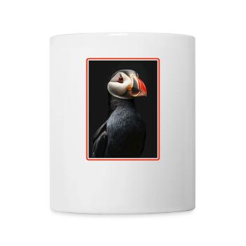 Papageientaucher - Tasse - Weiß - Vorne