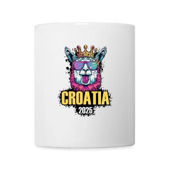 Croatia 2025 Alpaca Party Holiday - Mug - white - Front
