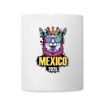 Mexiko 2025 Alpaka Party Urlaub - Tasse - Weiß - Vorne