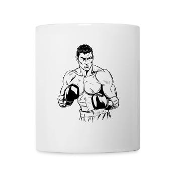 Boxer - Tasse - Weiß - Vorne