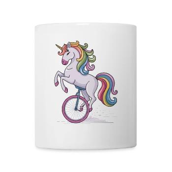 Dieser Typ Liebt Unicycles, Unicorn - Tasse - Weiß - Vorne