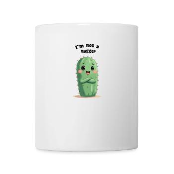 I'm Not a Hugger Cactus - Mug - white - Front