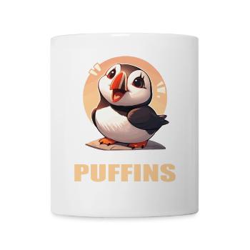 Papageientaucher - Tasse - Weiß - Vorne