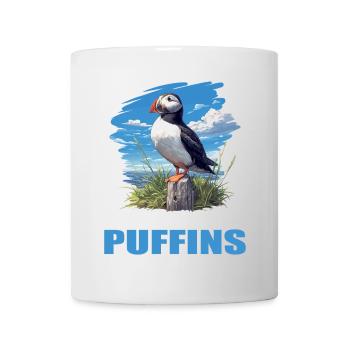Papageientaucher - Tasse - Weiß - Vorne