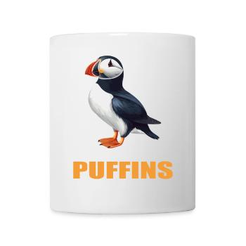 Papageientaucher - Tasse - Weiß - Vorne