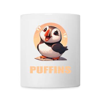 Papageientaucher - Tasse - Weiß - Vorne