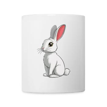 Hasen Hase - Tasse - Weiß - Vorne