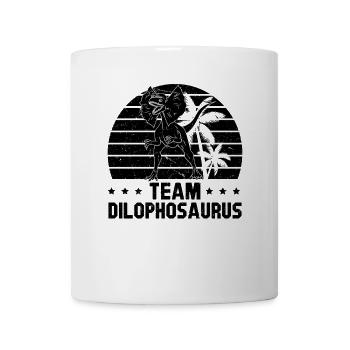 Dinosaur Funny Dino - Team Dilophosaurus - Mug - white - Front