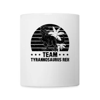 Dinosaure drôle de dinosaure - Team Tyrannosaurus Rex - Mug blanc - blanc - Devant