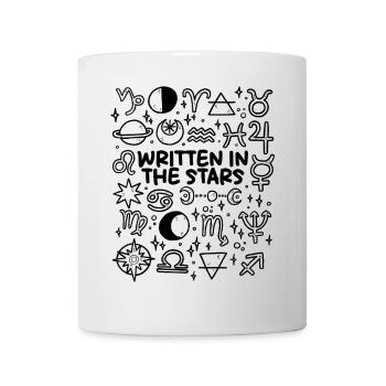 Geschrieben in den Sternen - Tasse - Weiß - Vorne