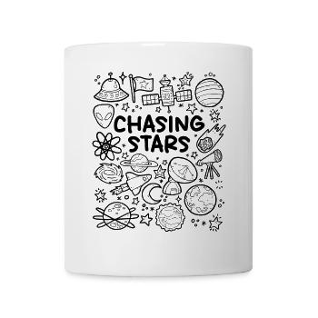 À la poursuite des étoiles - Mug blanc - blanc - Devant
