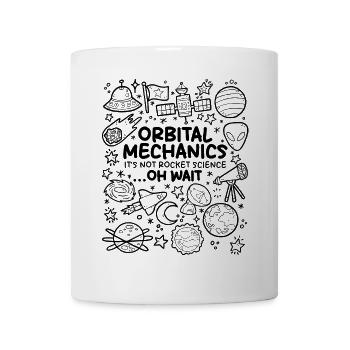 Orbital mechanics: not rocket science? - Mug - white - Front