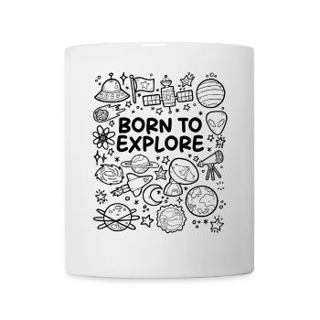 Born to discover - Mug - white - Front