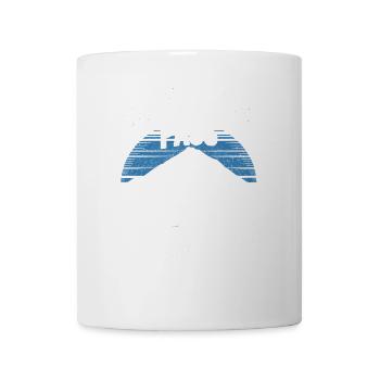 Hardknott Pass Accomplished Biker Cyclist - Mug - white - Front