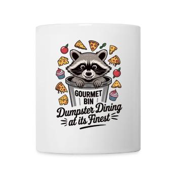 Gourmet Waschbär - Tasse - Weiß - Vorne