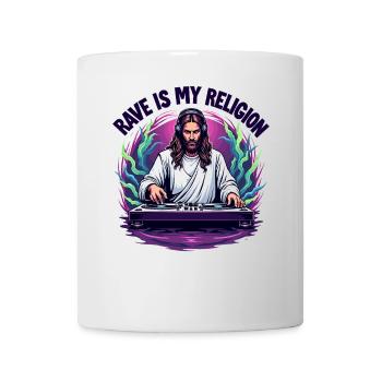 Rave, Techno, House, Party, EDM, Festival, Goa, Electro - Mug blanc - blanc - Devant