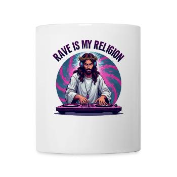 Rave Techno House Party EDM Festival Goa Electro - Tasse - Weiß - Vorne