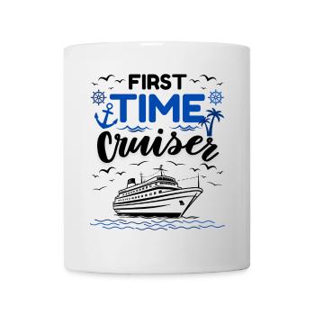 Première expérience de croisière en bateau - Mug blanc - blanc - Devant