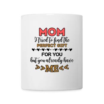 Lustiger Mutter Spruch Muttertag Mama - Tasse - Weiß - Vorne