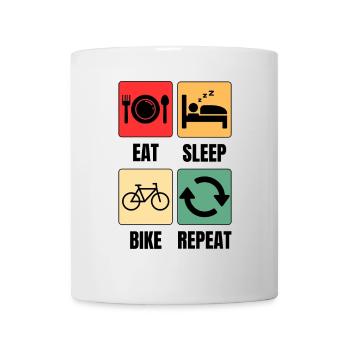 Drôle de vélo Dicton Cyclisme - Mug blanc - blanc - Devant