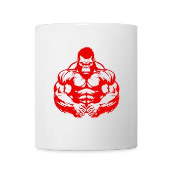 Gymnase Gorilla Muscles Beast - Mug blanc - blanc - Devant