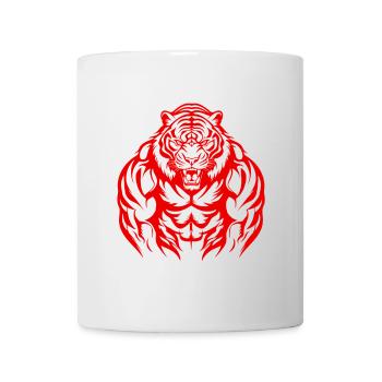 Gymnase d’entraînement de musculation Tiger - Mug blanc - blanc - Devant