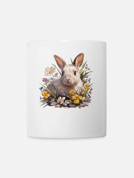 Hasen Hase - Tasse - Weiß