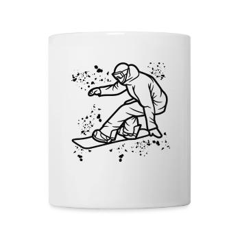Snowboarder Snowboarding Snowboard - Tasse - Weiß - Vorne